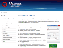 Tablet Screenshot of hexonic-software.com